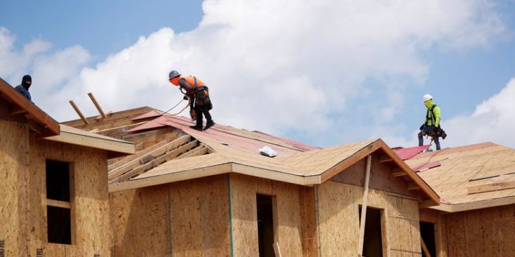 US single-family homebuilding rises to five-month high
