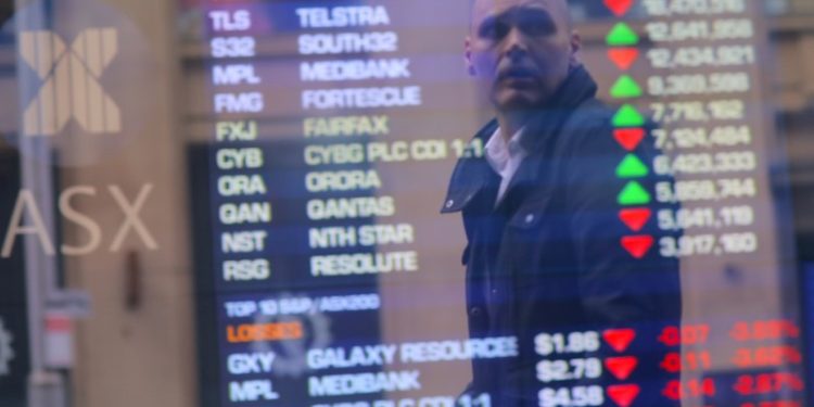 Australia stocks lower at close of trade; S&P/ASX 200 down 0.38%