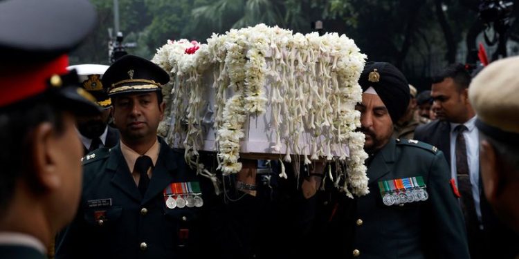 India’s former PM Manmohan Singh cremated with state honours