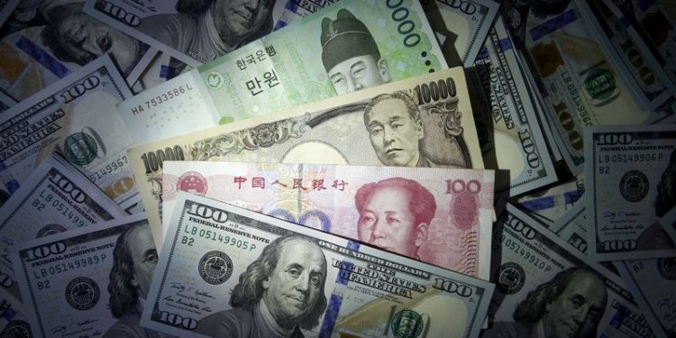 Dollar at two-year high on growth outlook, euro tumbles